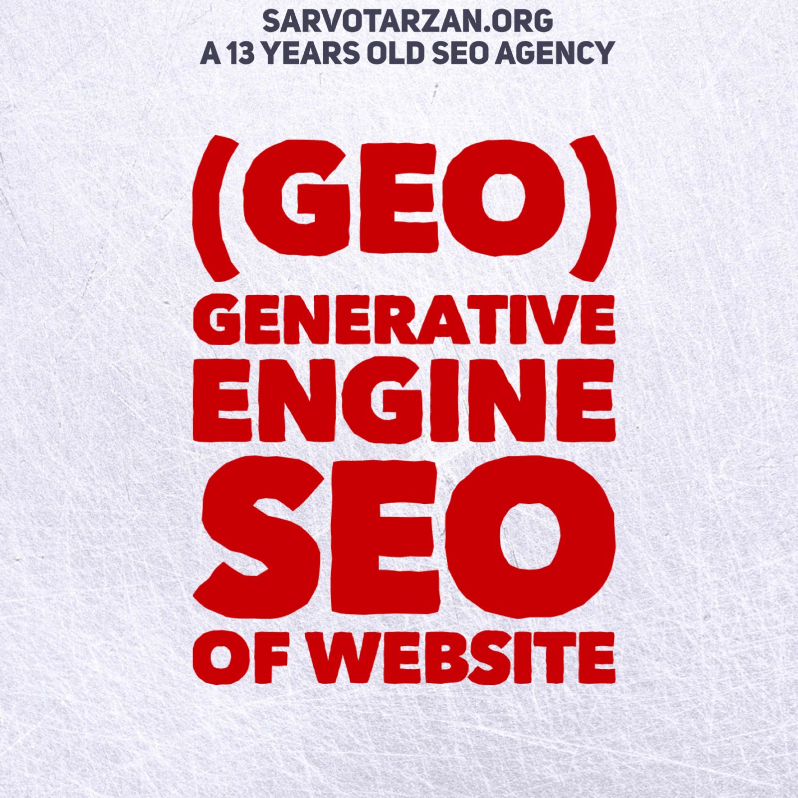 (GEO) Generative Engine Optimization of a Website / Answer Engine Optimisation for a website