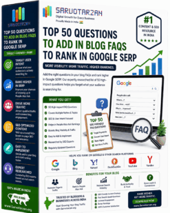 Top 50 Questions to Add in Blog/FAQs to Rank in Google SERP