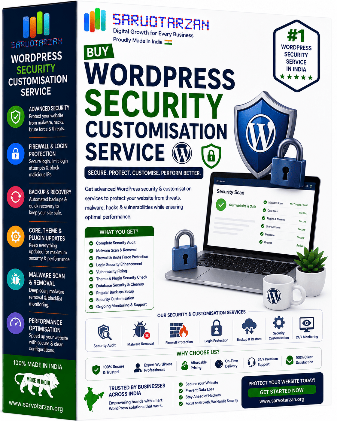 Buy WordPress Security Customisation Service